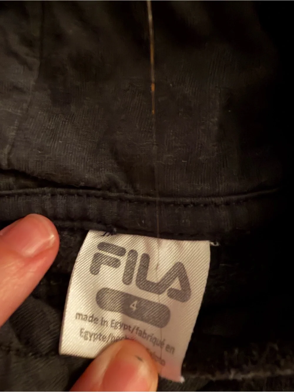 Fila Kids Black Hoodie & Jogger Set with Pink Logo